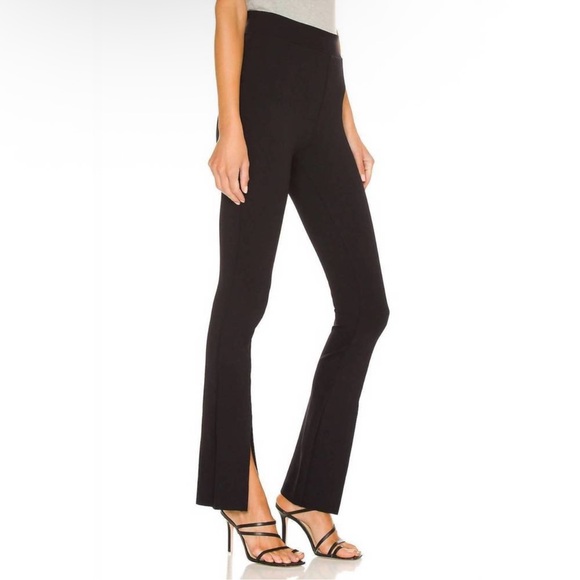 Commando Neoprene Split Front Leg High Rise Stretch Pants Size M - Picture 4 of 12